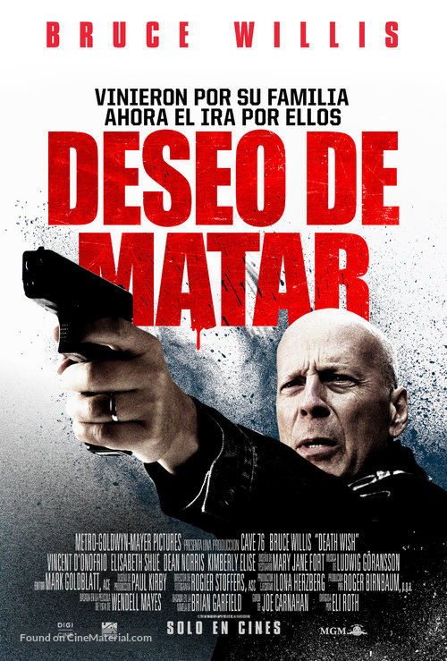 Death Wish Argentinian movie poster