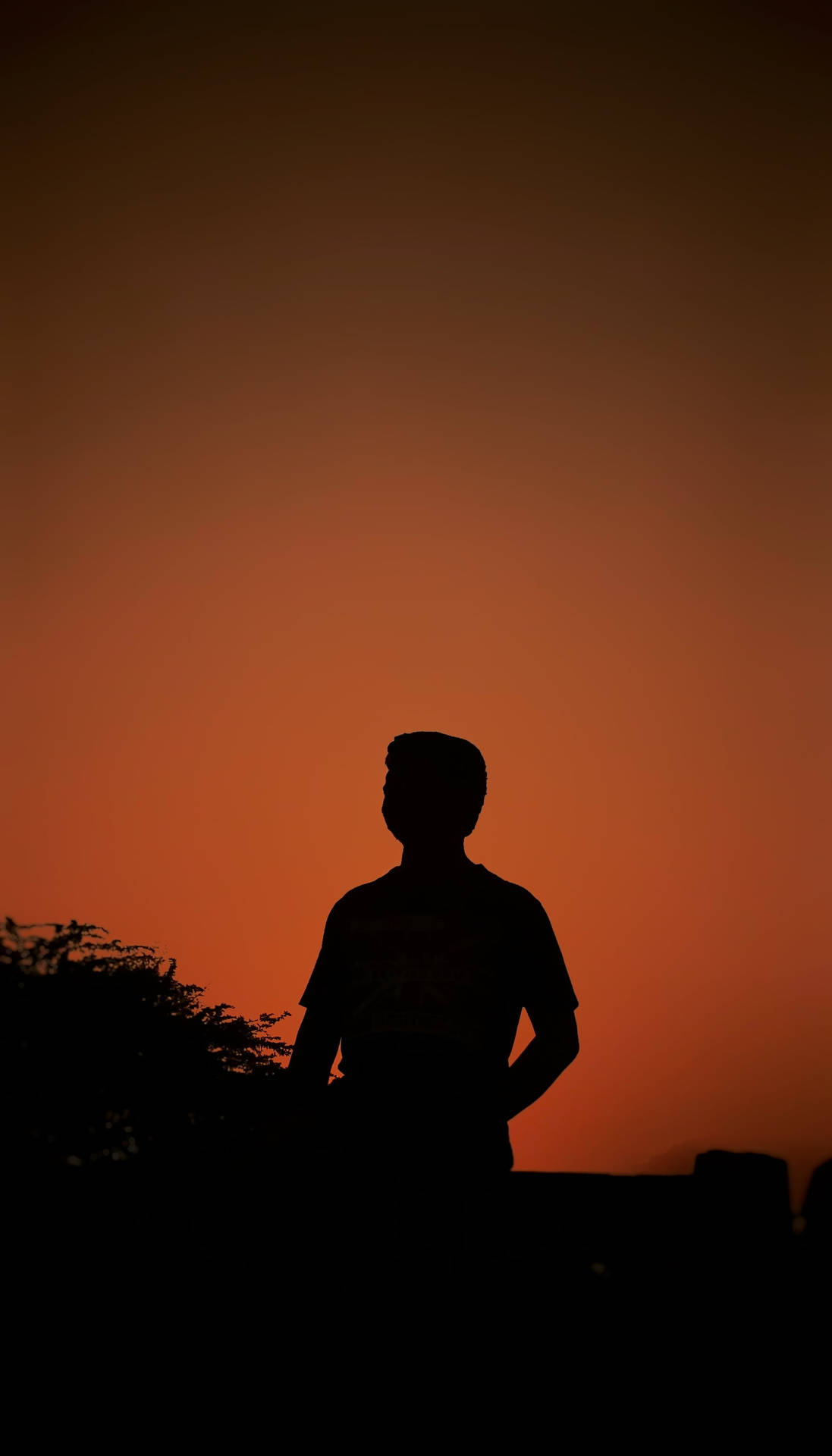 Boy Shadow Wallpaper