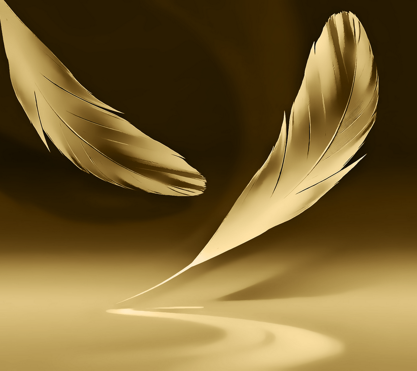 Wallpaper For Samsung Galaxy S3 Gold Scroll