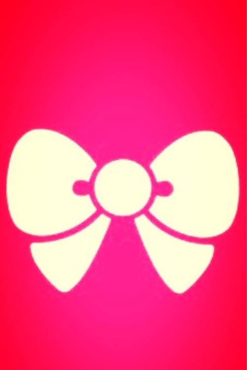 Group Of Pink Bow iPhone Wallpaper We Heart It