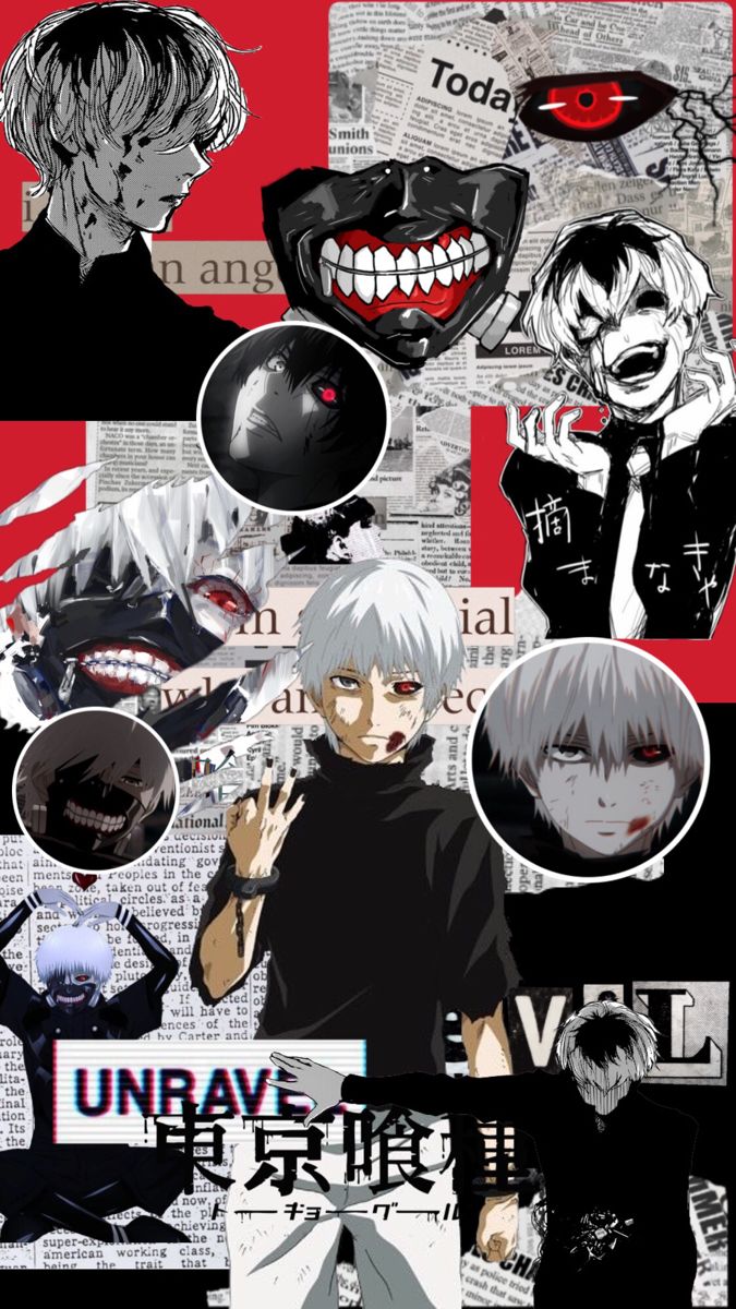 32+] Tokyo Ghoul Collage Wallpapers - WallpaperSafari