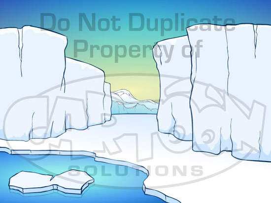 Cartoon Solutions Photoshop Background Iceberg