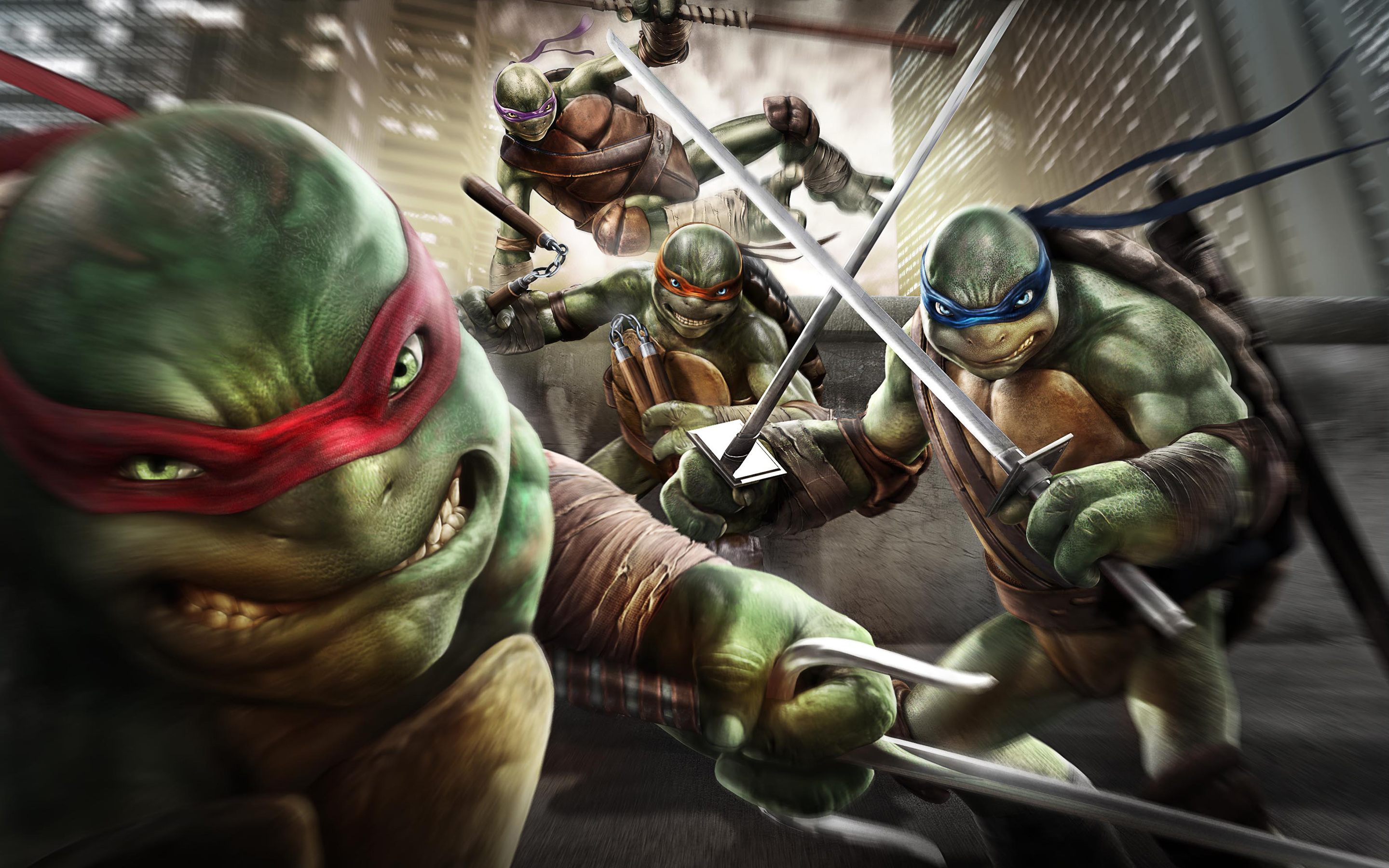 Teenage Mutant Ninja Turtles Out Of The Shadows Game Wallpaper