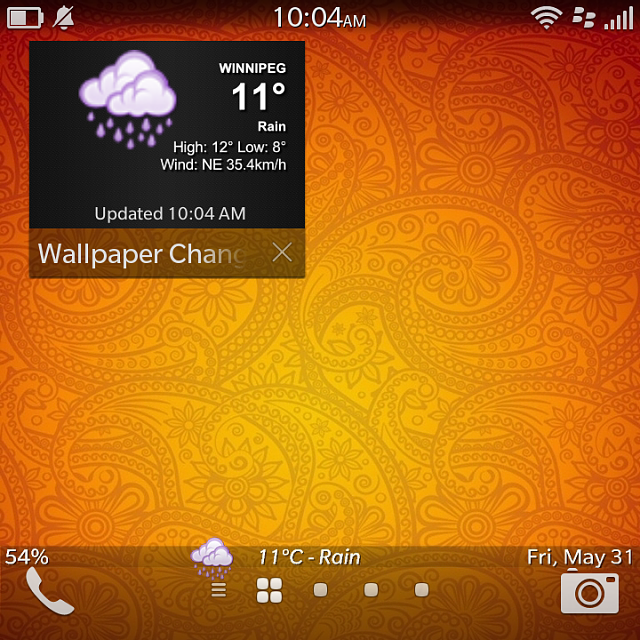 Wallpaper Changer HD Now With Battery Percent Superbar Weather And