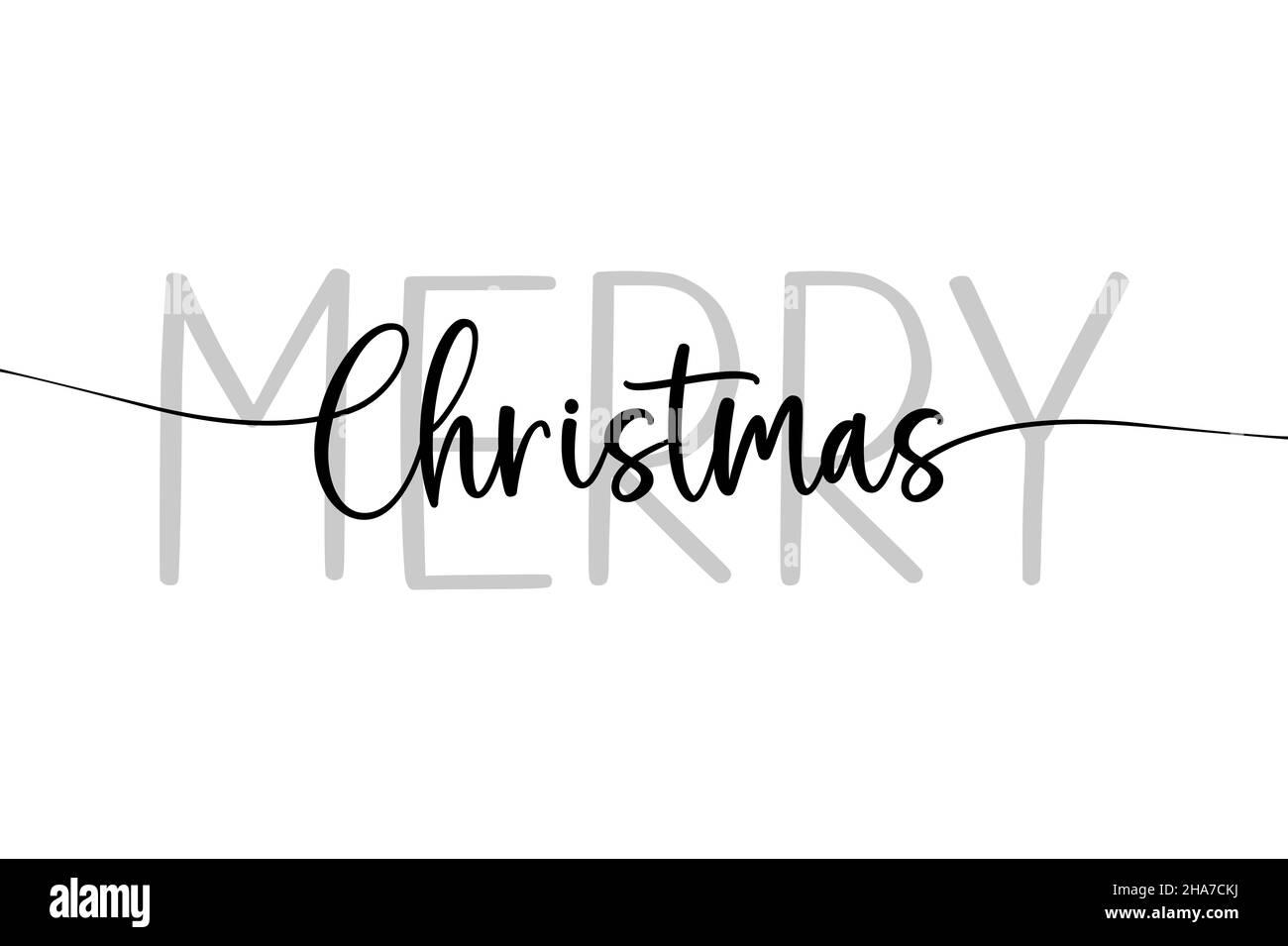 Merry christmas Black and White Stock Photos Images