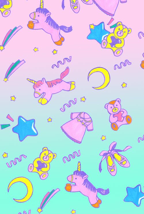 Unicorn Cute Collection Inspiration Kawaii Wallpaper Illustration