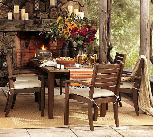 Outdoor Dining Sets Pottery Barn Home Designs Wallpaper
