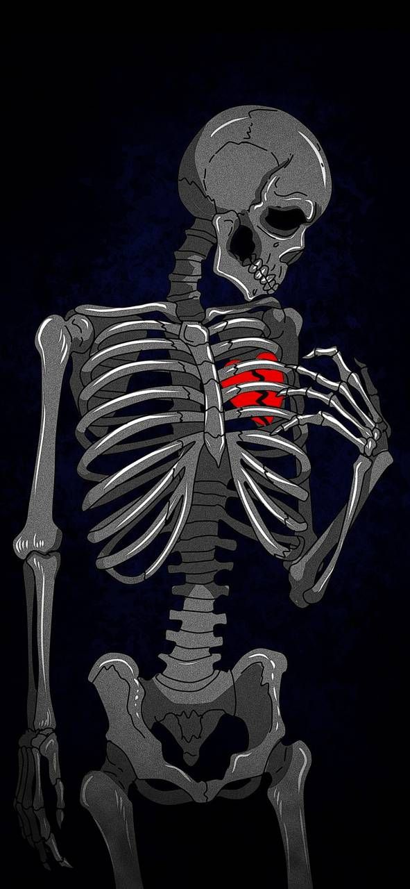Break Heart Skeleton Wallpaper By Eacienes D0 On