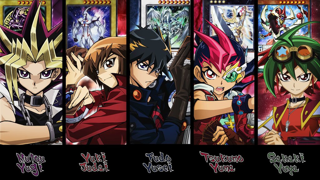 Yu Gi Oh Main Protagonists Wallpaper v2 By Kaitouyahiko On