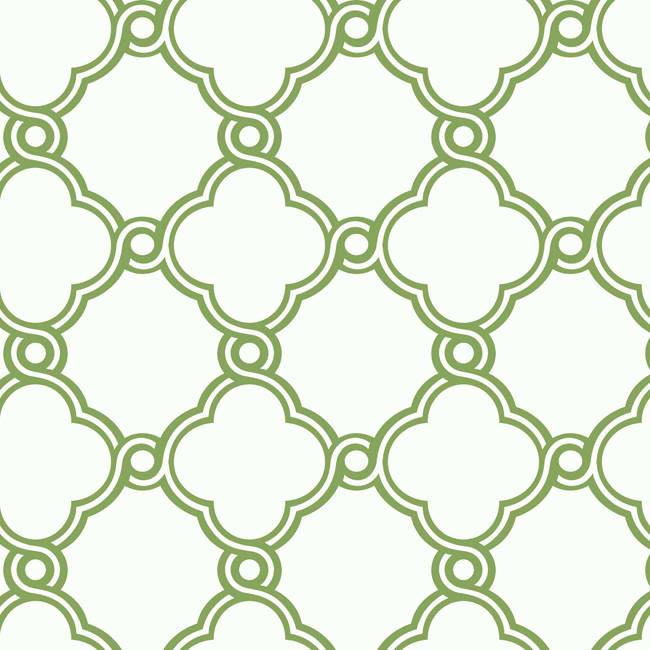 Green Ap7484 Open Trellis Wallpaper Contemporary Modern