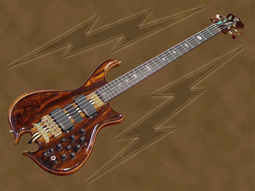 Electric Bass Guitar Background Background Wallpaper