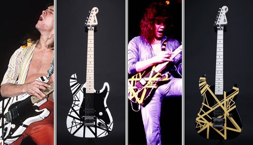 Frankenstein Guitar White Black