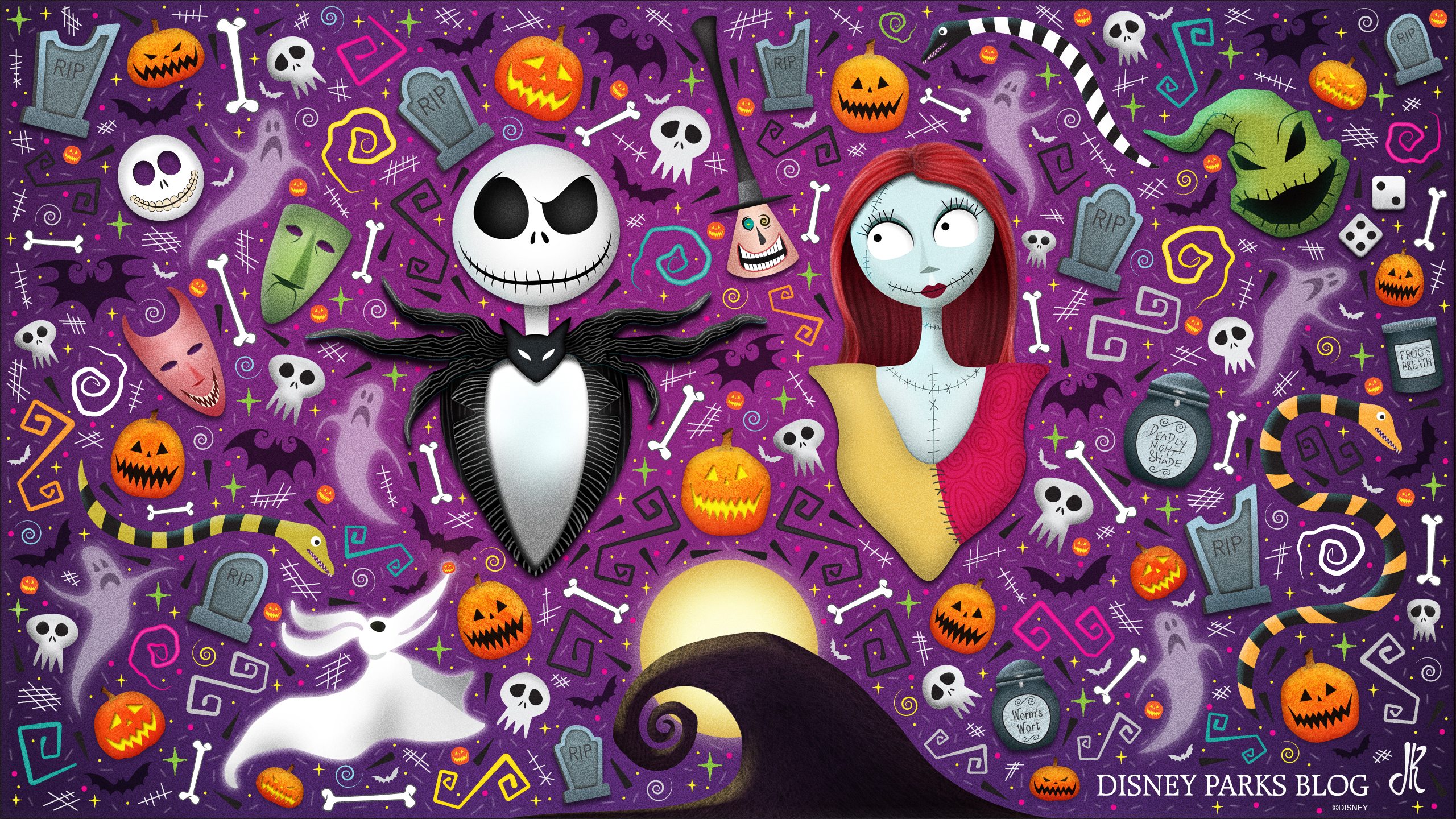 Halloween Desktop Wallpaper Disney Parks