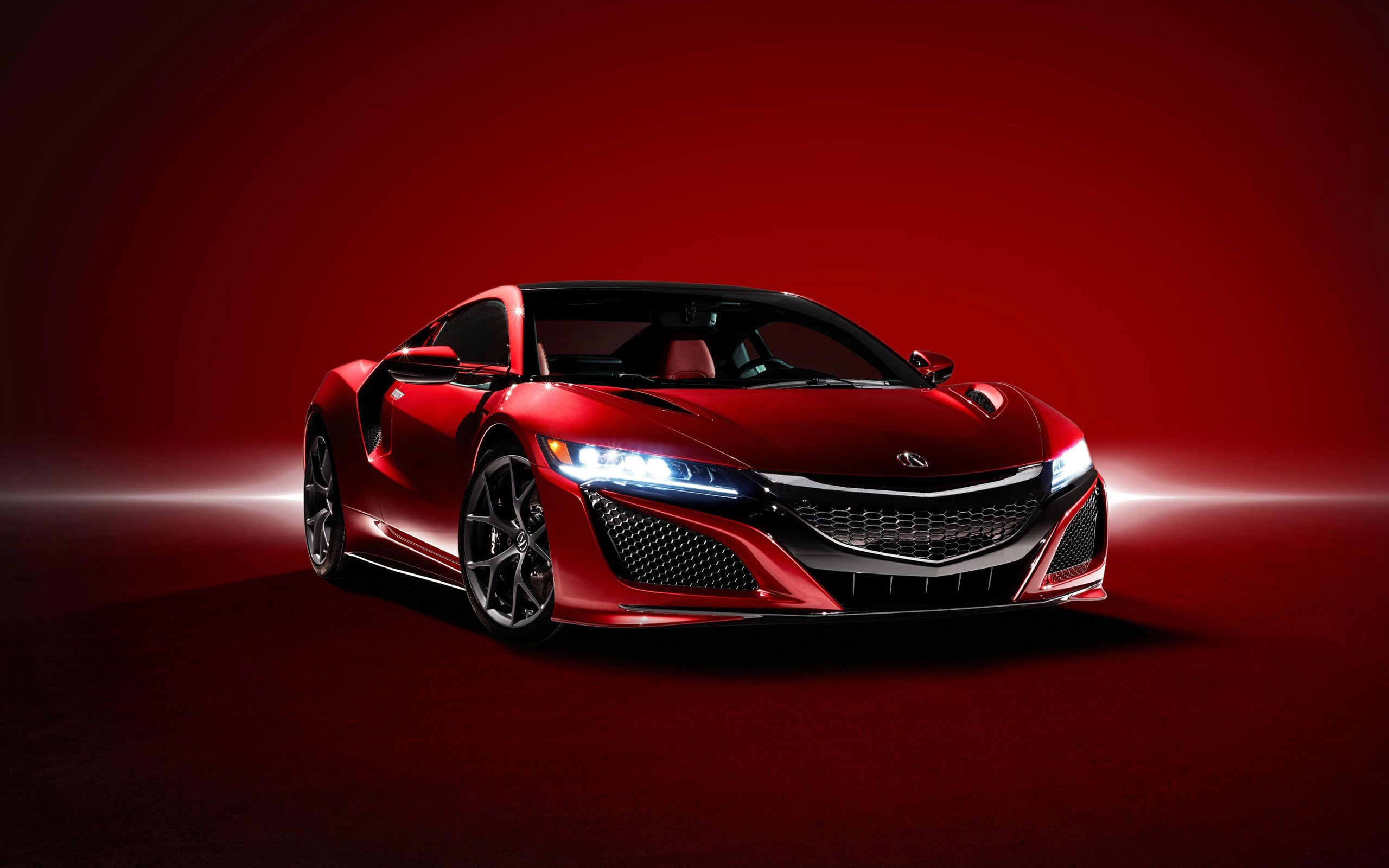 New Acura NSX Red Car Wallpaper Download High Quality