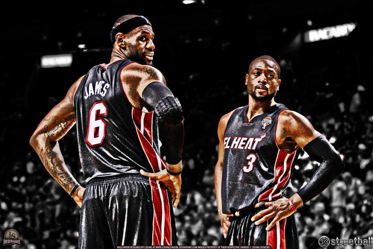 HD wallpaper: Basketball, Miami Heat, LeBron James