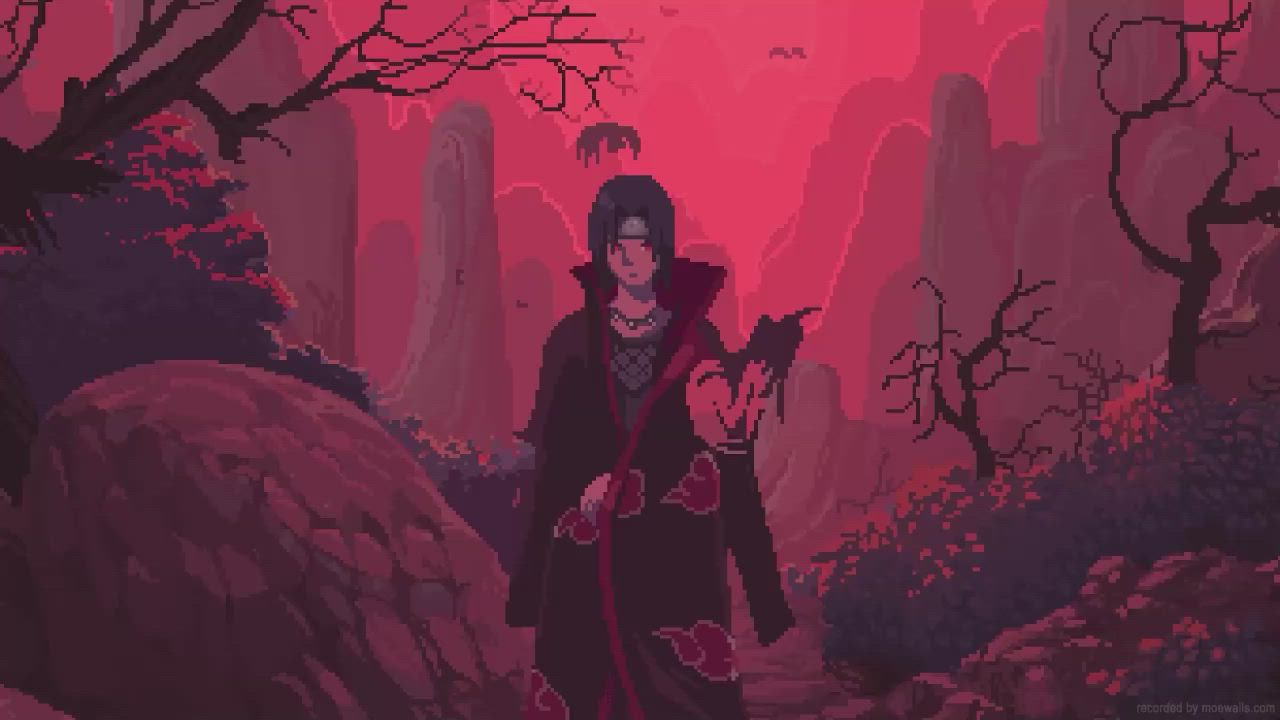 iPhone Itachi Uchiha Wallpaper A Fusion Of Anime And Technology