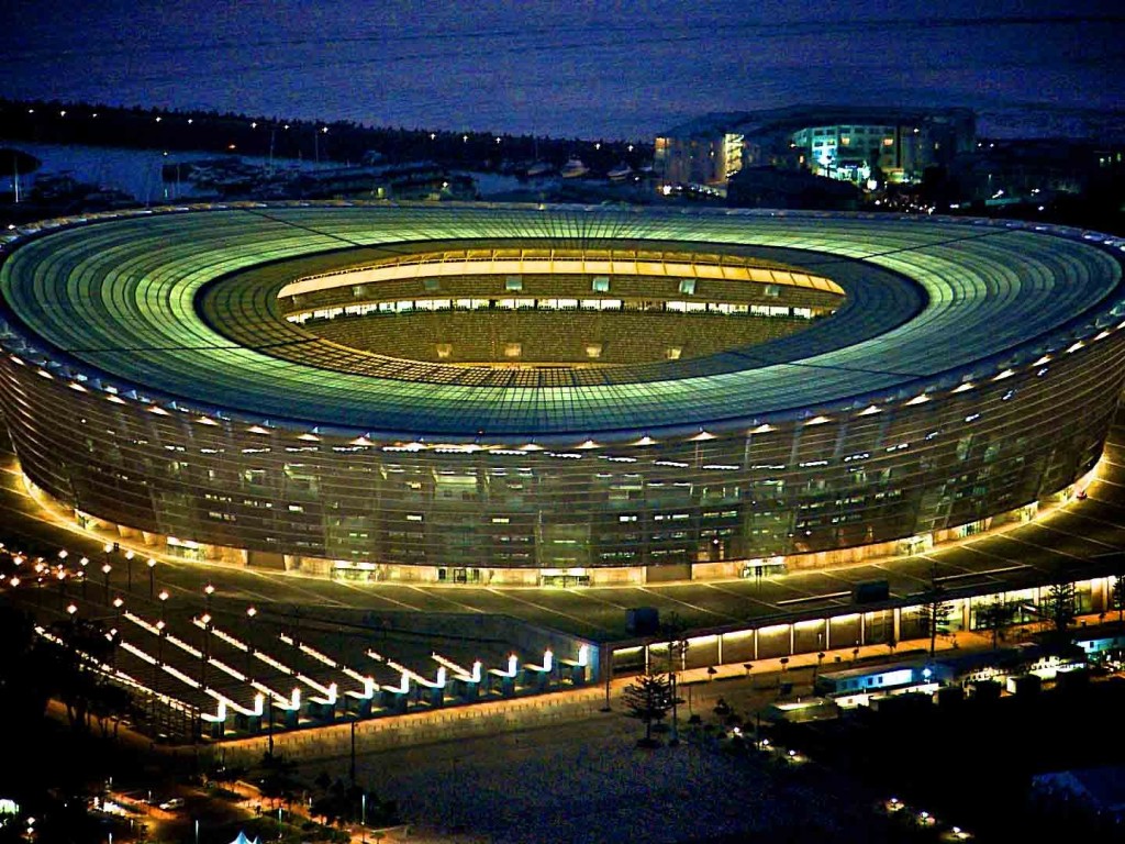 World Cup Stadium At Night HD Wallpaper
