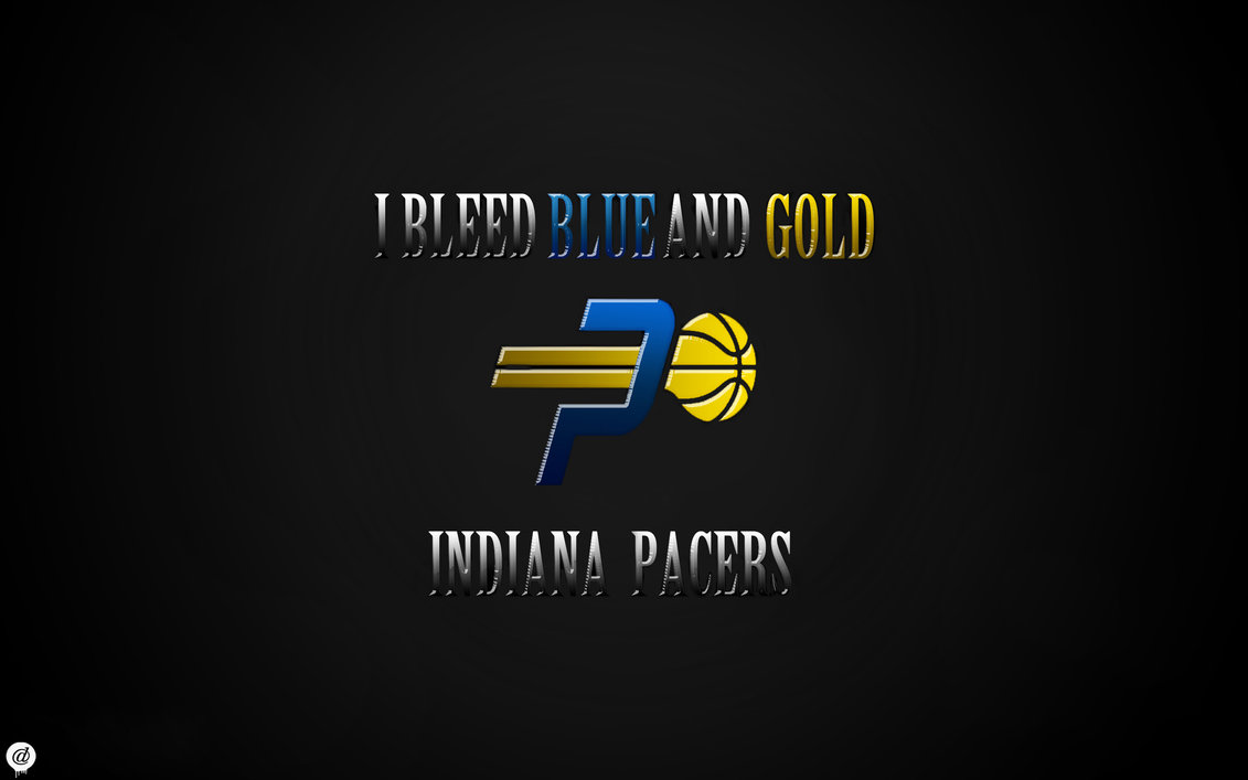 Indiana Pacers Wallpaper   I Bleed Blue and Gold by 31ANDONLY on