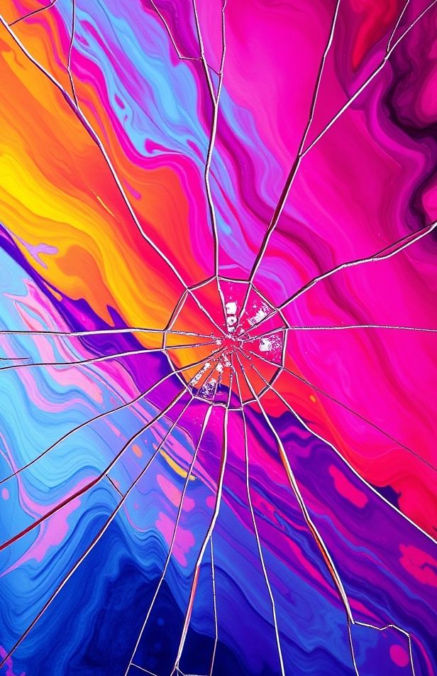 Wallpaper Cracked Screen