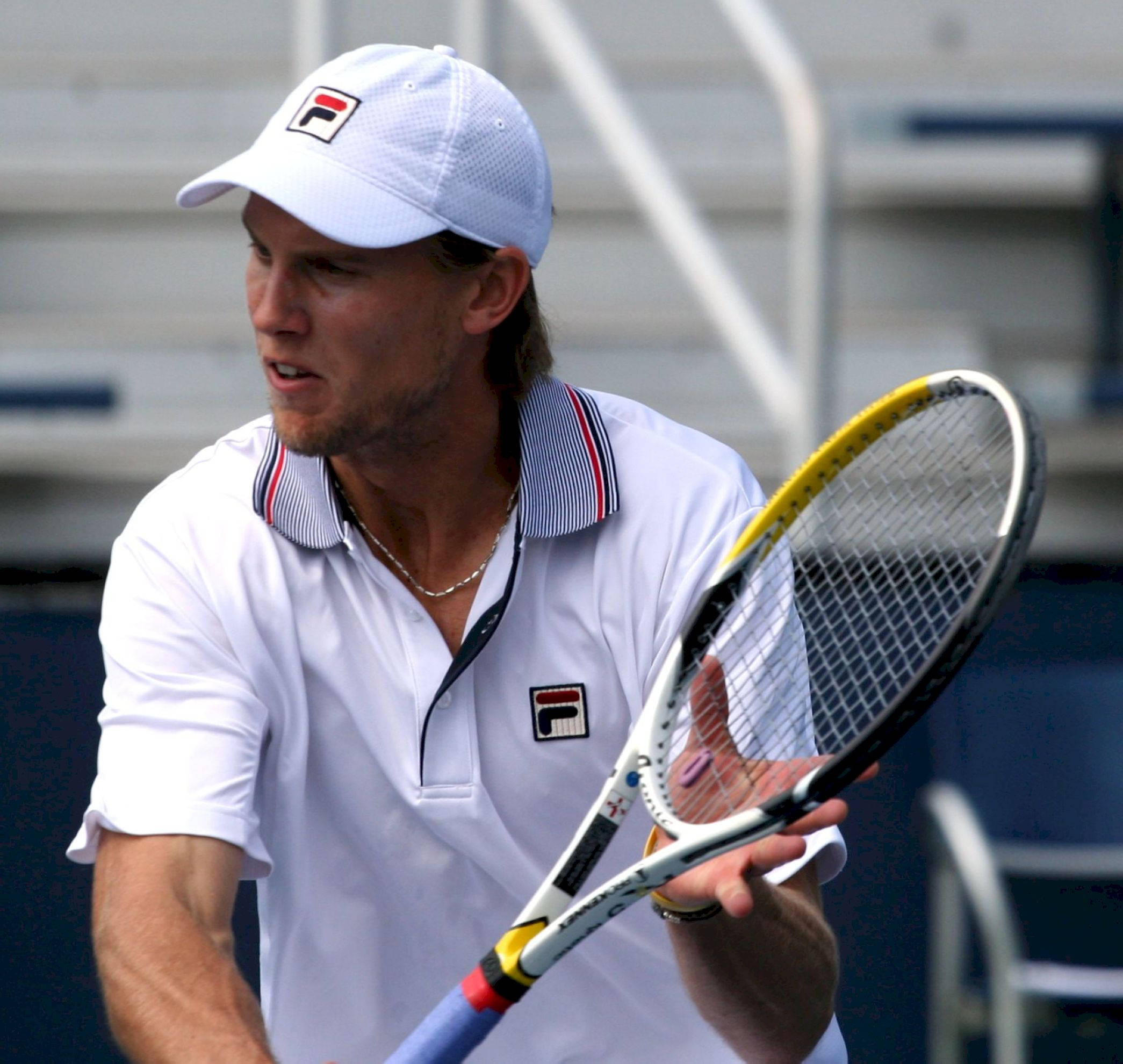 Andreas Seppi Holding Racket Wallpaper