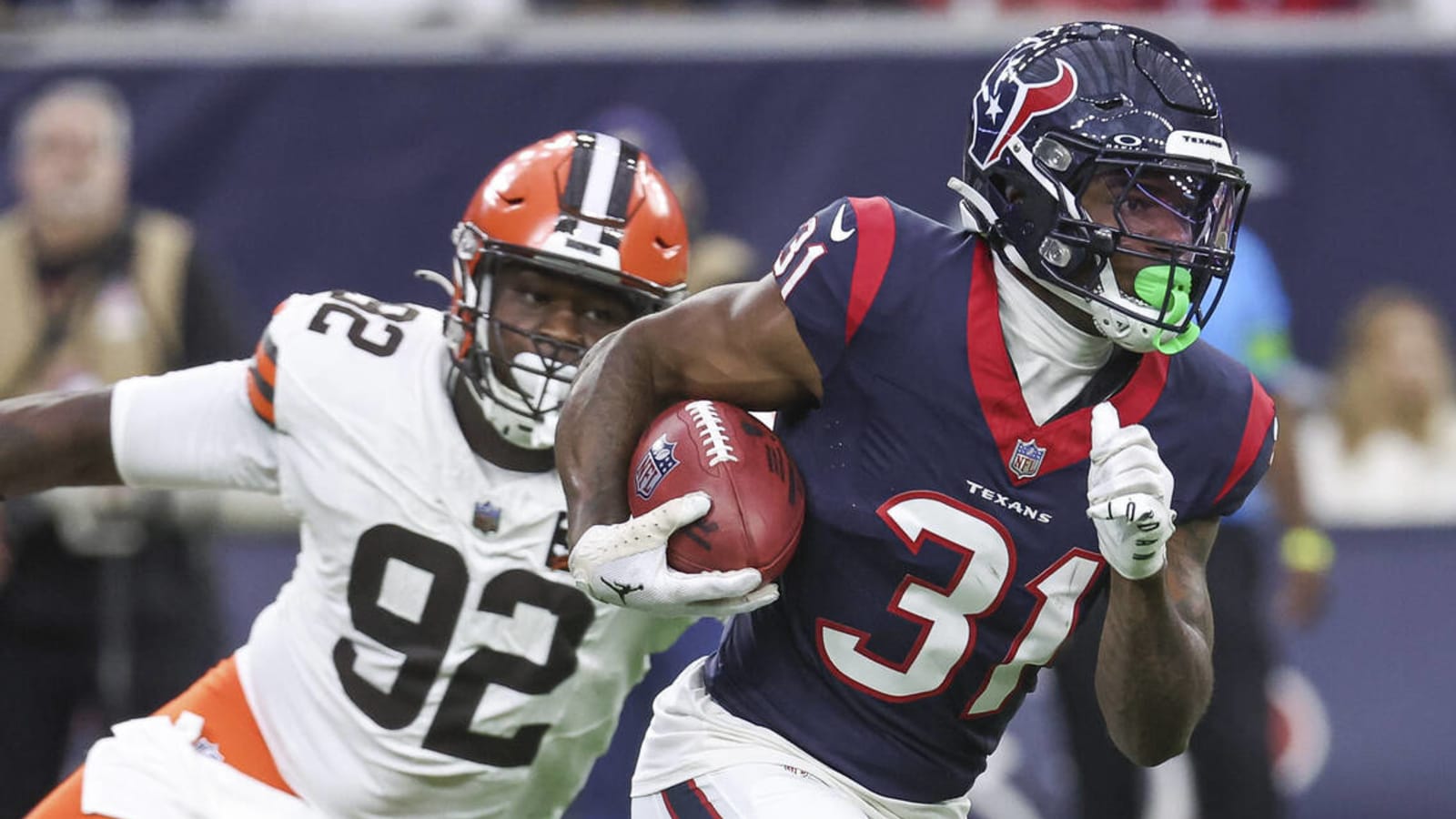 Watch Texans Rb Dameon Pierce Yard Td On Wallpaper