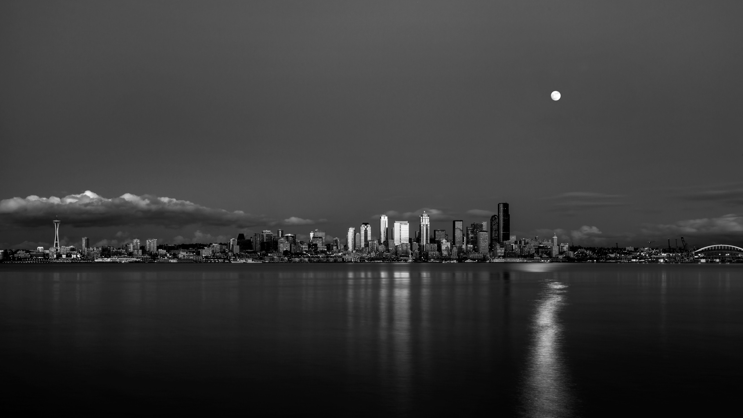 HD Clear X Seattle Skyline Wallpaper Cityscapes