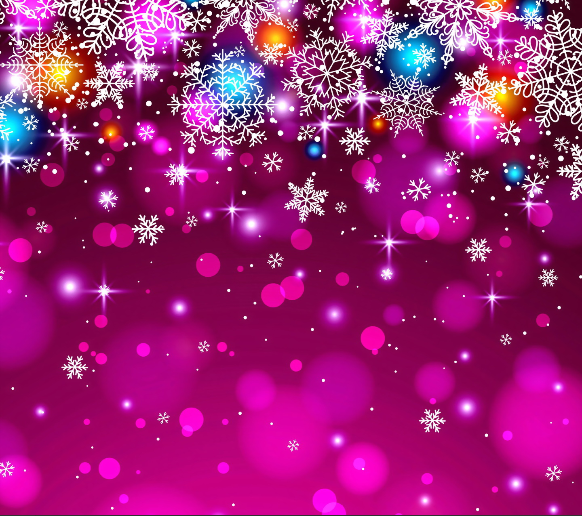 Colorful Snowflakes Wallpaper Snowflake