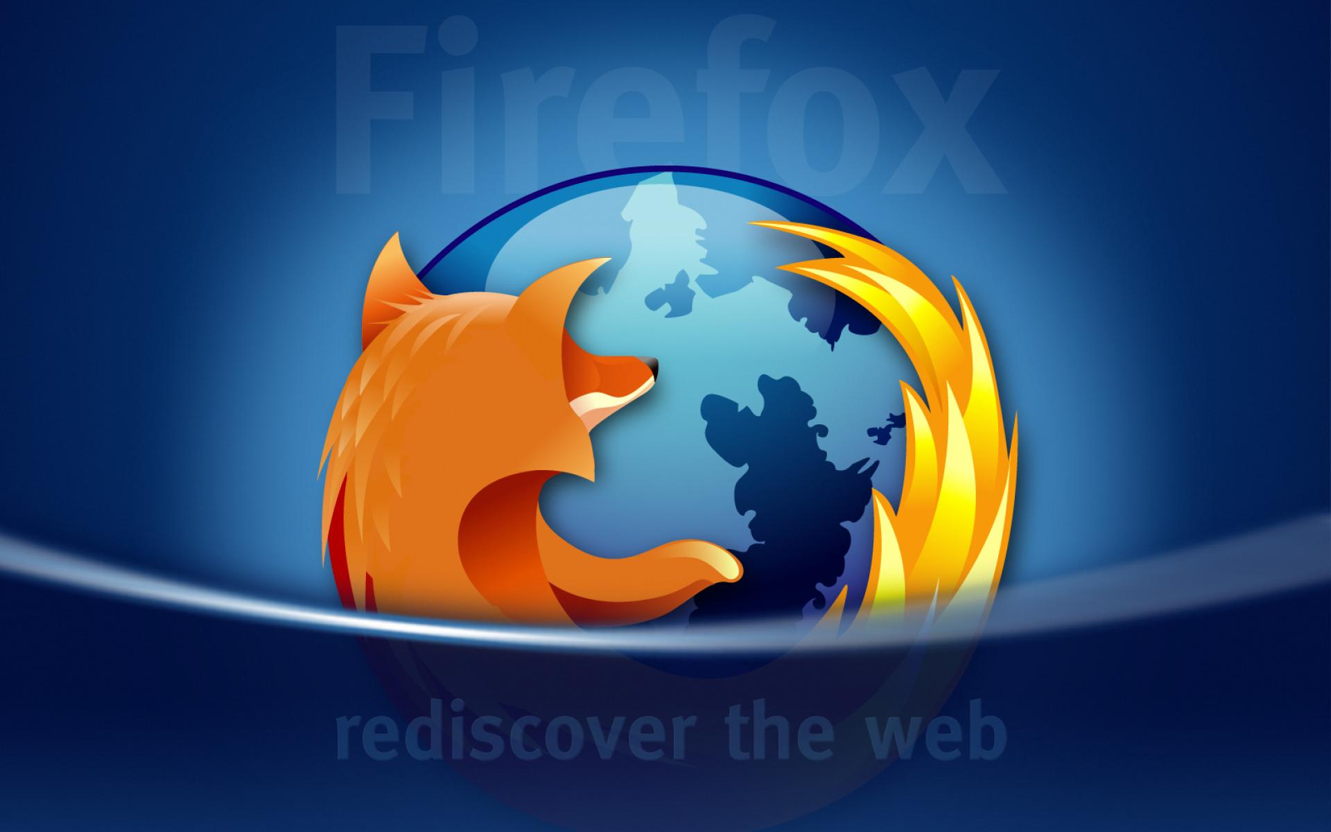 Mozilla Firefox Blue Wallpaper Customity