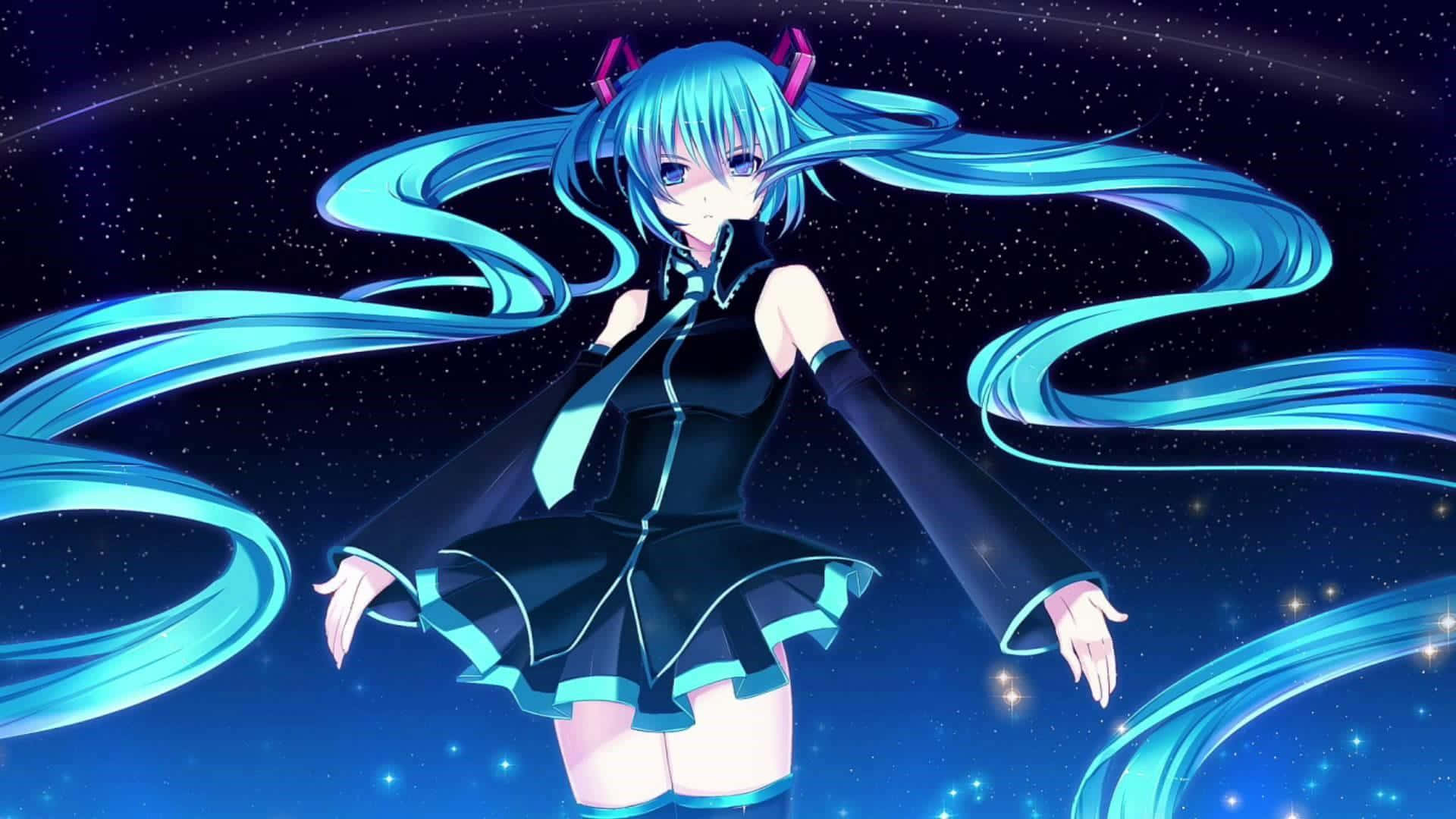 Hatsune Miku Background Wallpaper