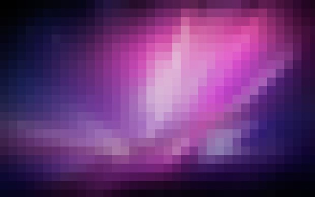 Bit Pixelated Mac Os X Aurora Wallpaper