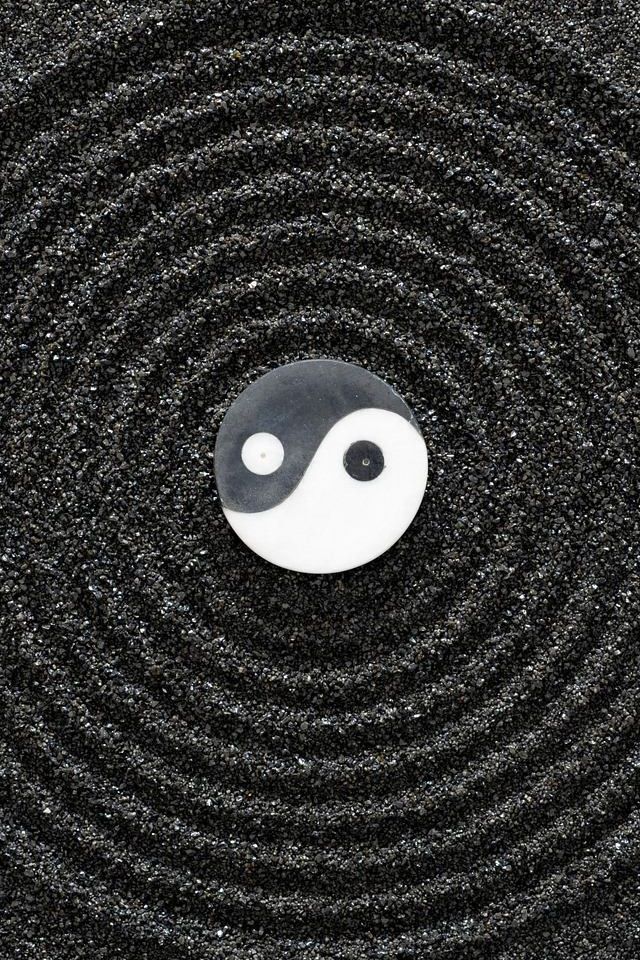 Ying And Yang Wallpaper Background For Smartphones