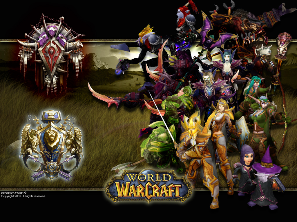 World Of Warcraft Alliance Logo Wallpaper Desktop Bg