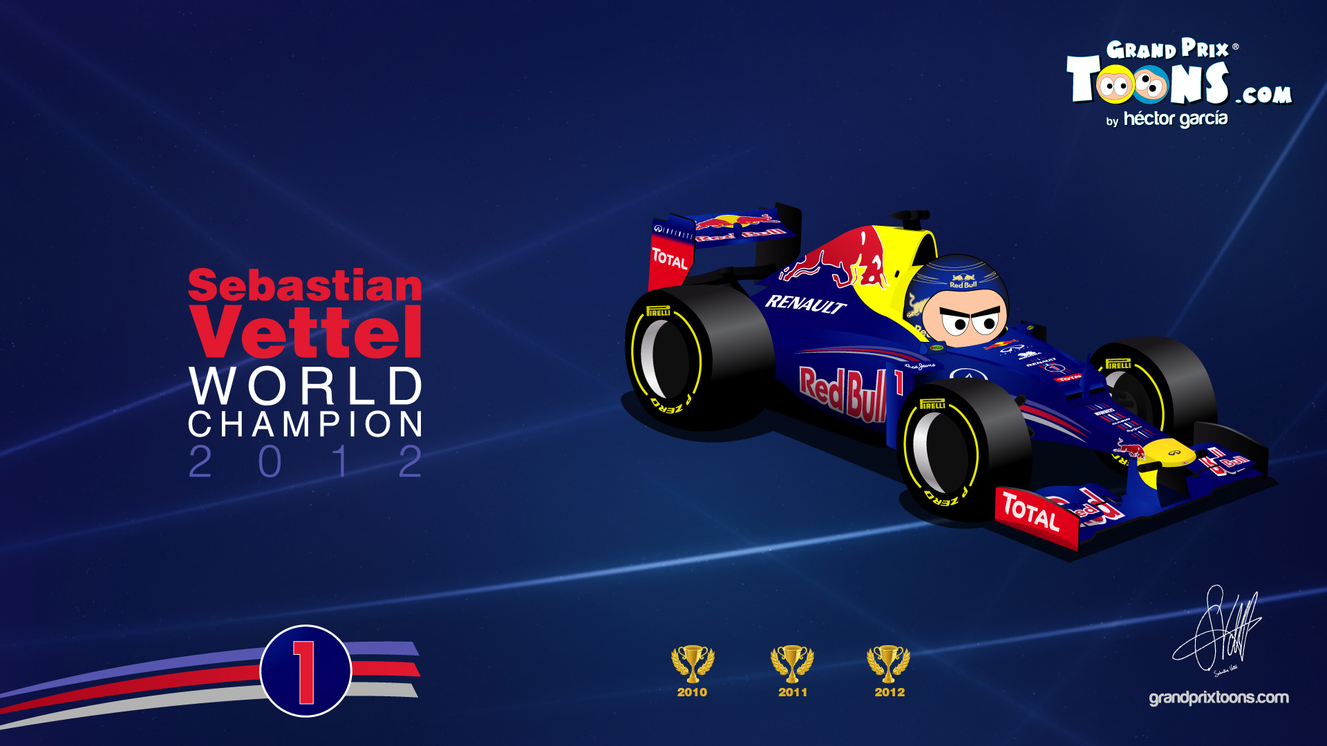 Sebastian Vettel World Champion Wallpaper