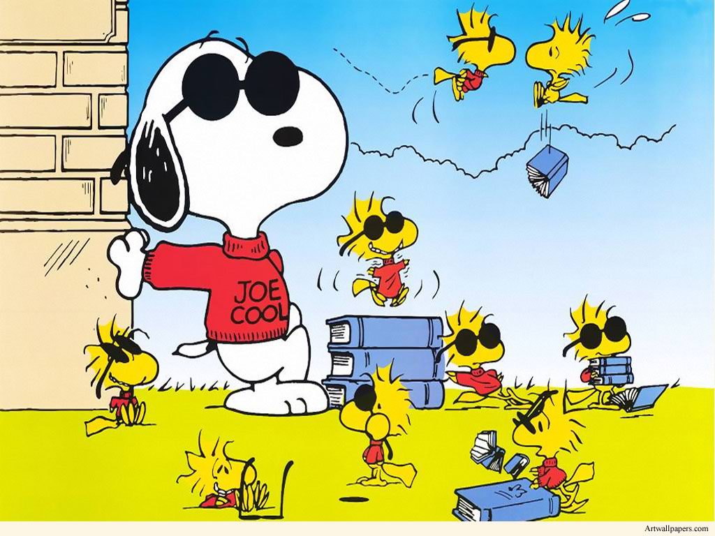 Snoopy Spring Desktop Wallpaper Impressive Image