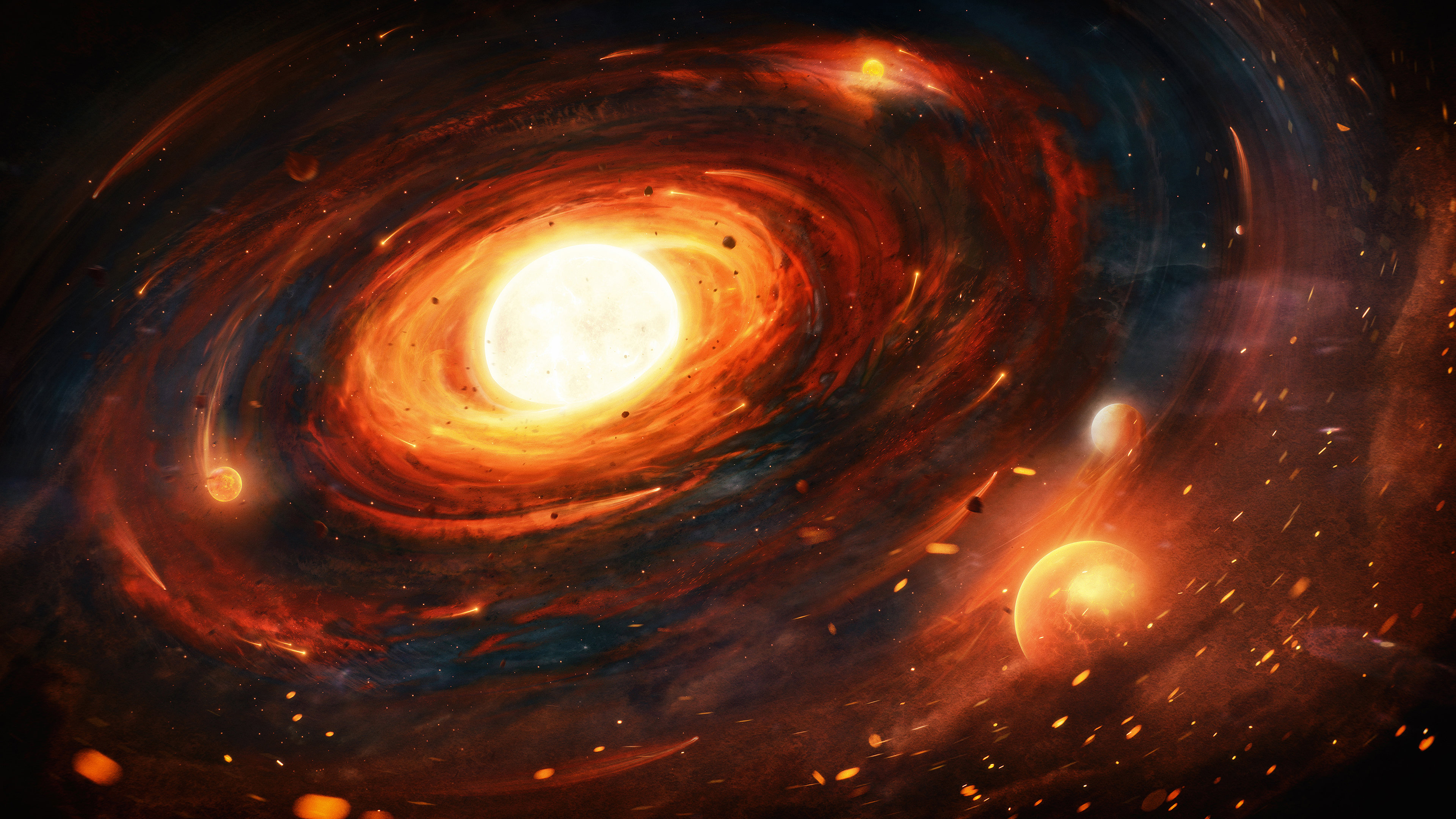 Space 3d Art 4k Wallpaper HD Digital Universe