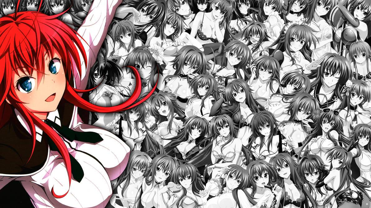 Rias Wallpaper Collage Black White 4k By Kleinrider