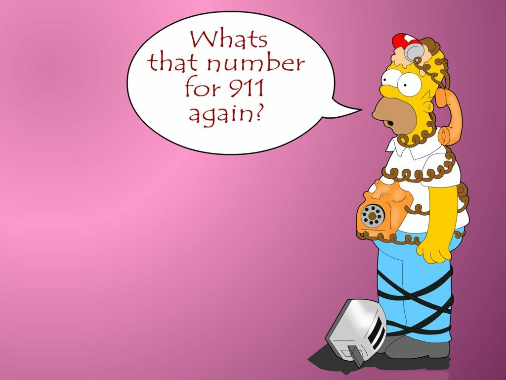 Desktop Background Homer Simpson Cartoon Wallpaper