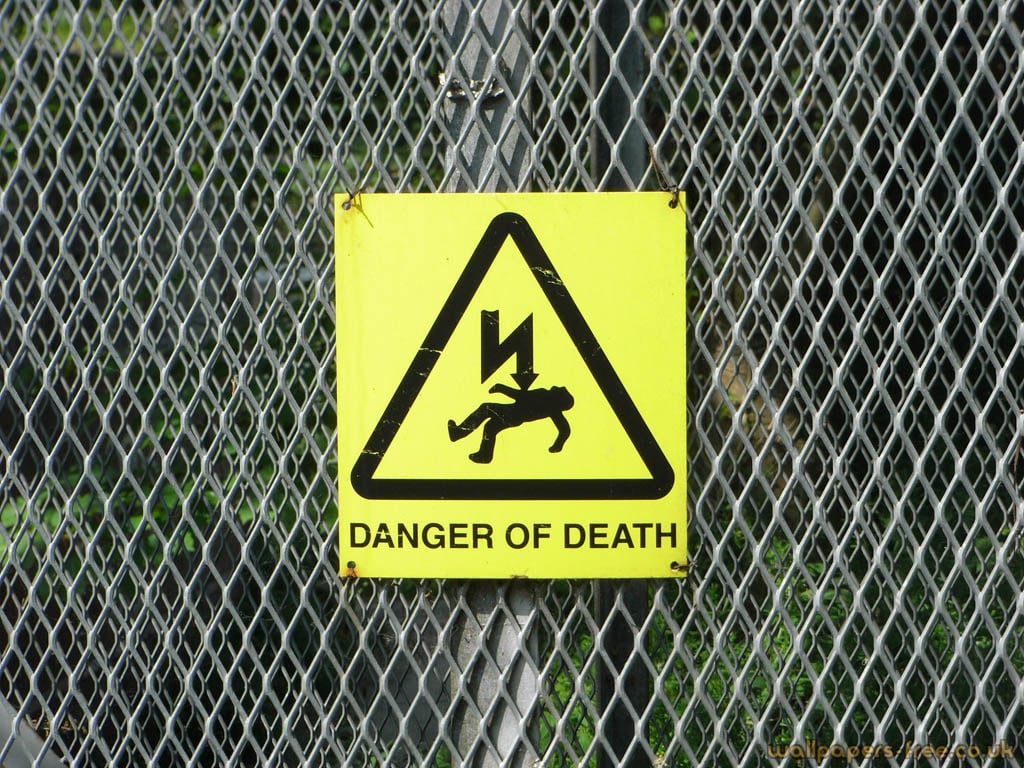    Danger Of Death Sign   Warning Signs And Symbols Wallpaper Image