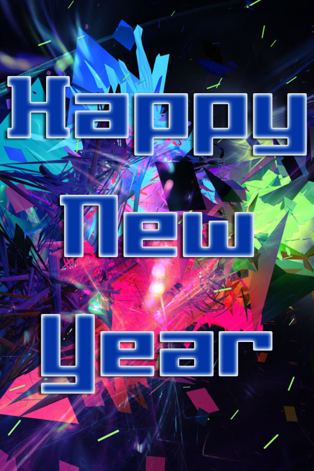 Stylish New Year Iphone 4s Wallpapers Wallpapers Cafe