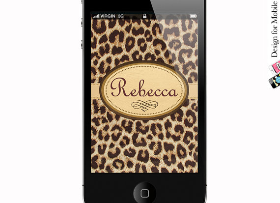 Print iPhone Wallpaper Personalized With Your Name