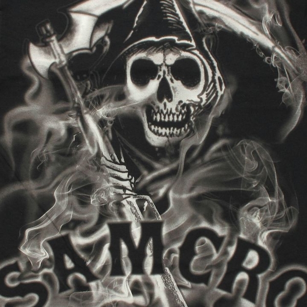 Sons Of Anarchy Reaper Smoke T Shirt