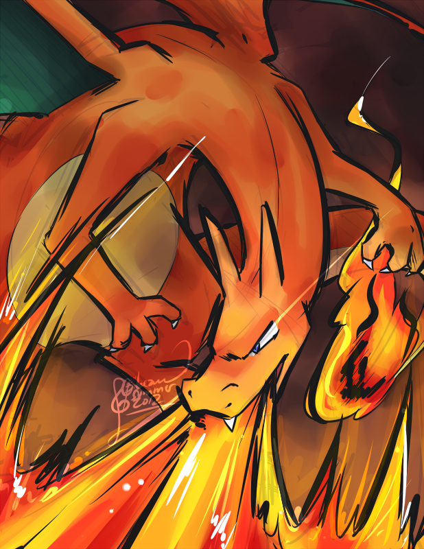Awesome Charizard Wallpaper Pkmn Used