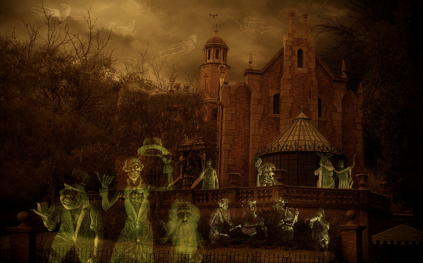 Haunted Mansion Digital Photocollages By Haunt1000 Right Click On