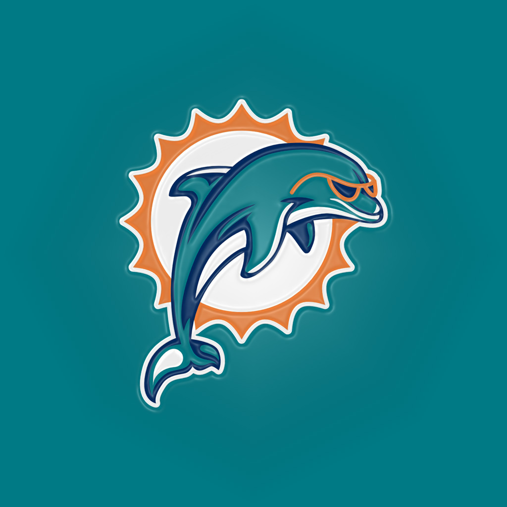 Miami Dolphins Schedule Wallpaper Embossed