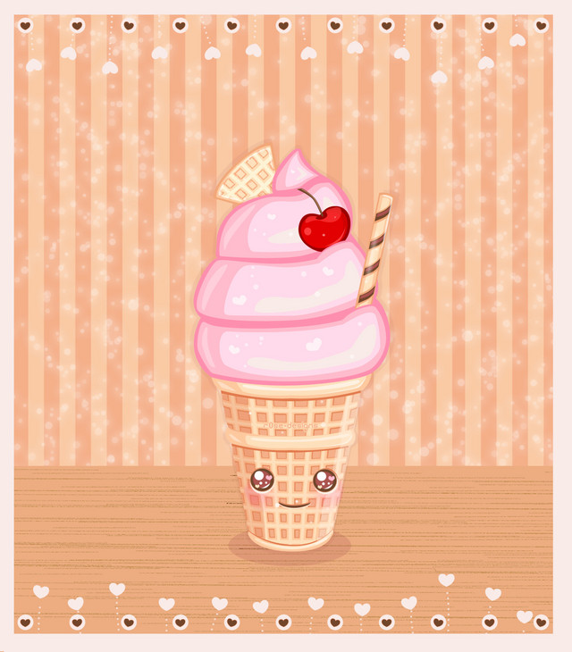 Cute Ice Cream Wallpaper Image Pictures Becuo