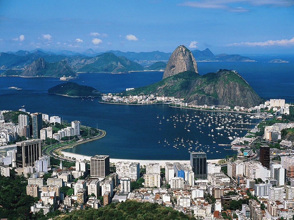 Overlooking Rio De Janeiro Brazil Desktop Wallpaper And Stock Photos