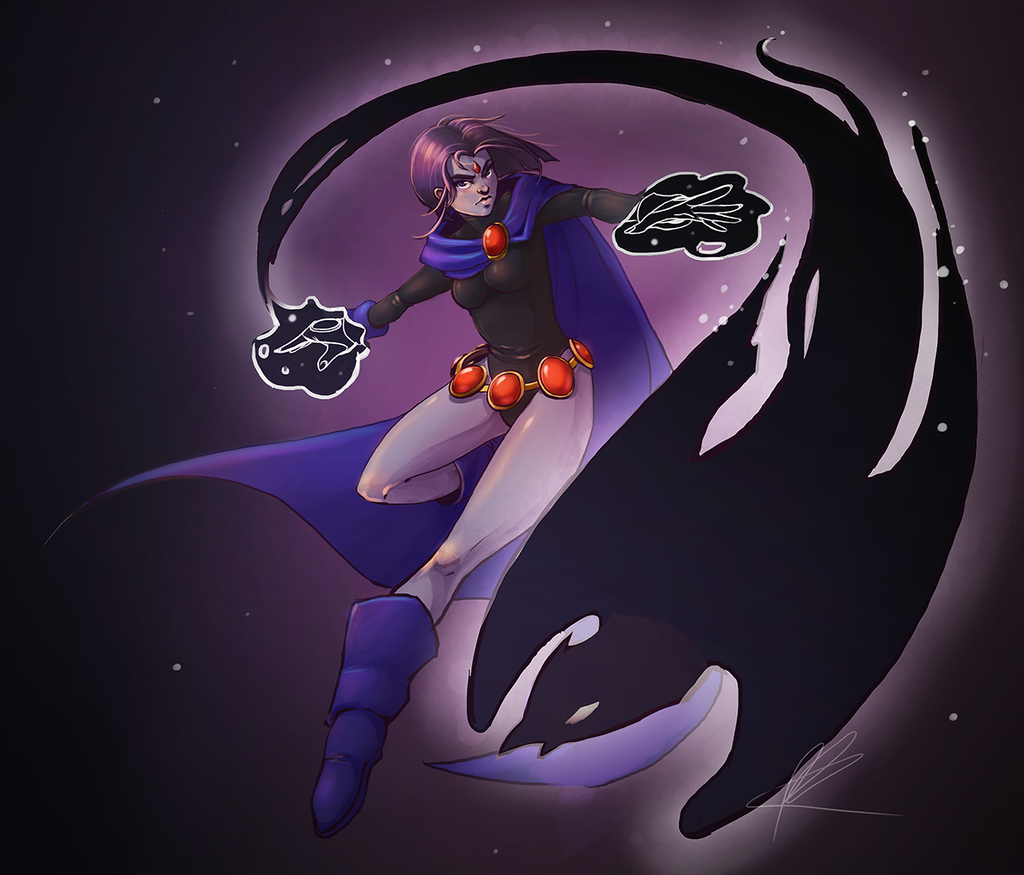 Raven Teen Titans By Rozen Clowd