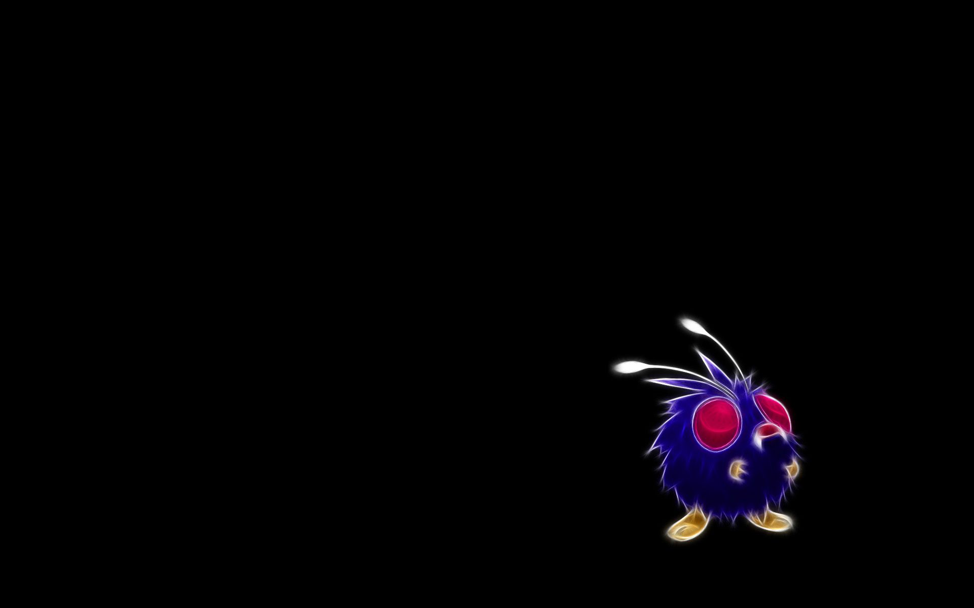 Venonat Pokemon Anime Pocketmonster Neon