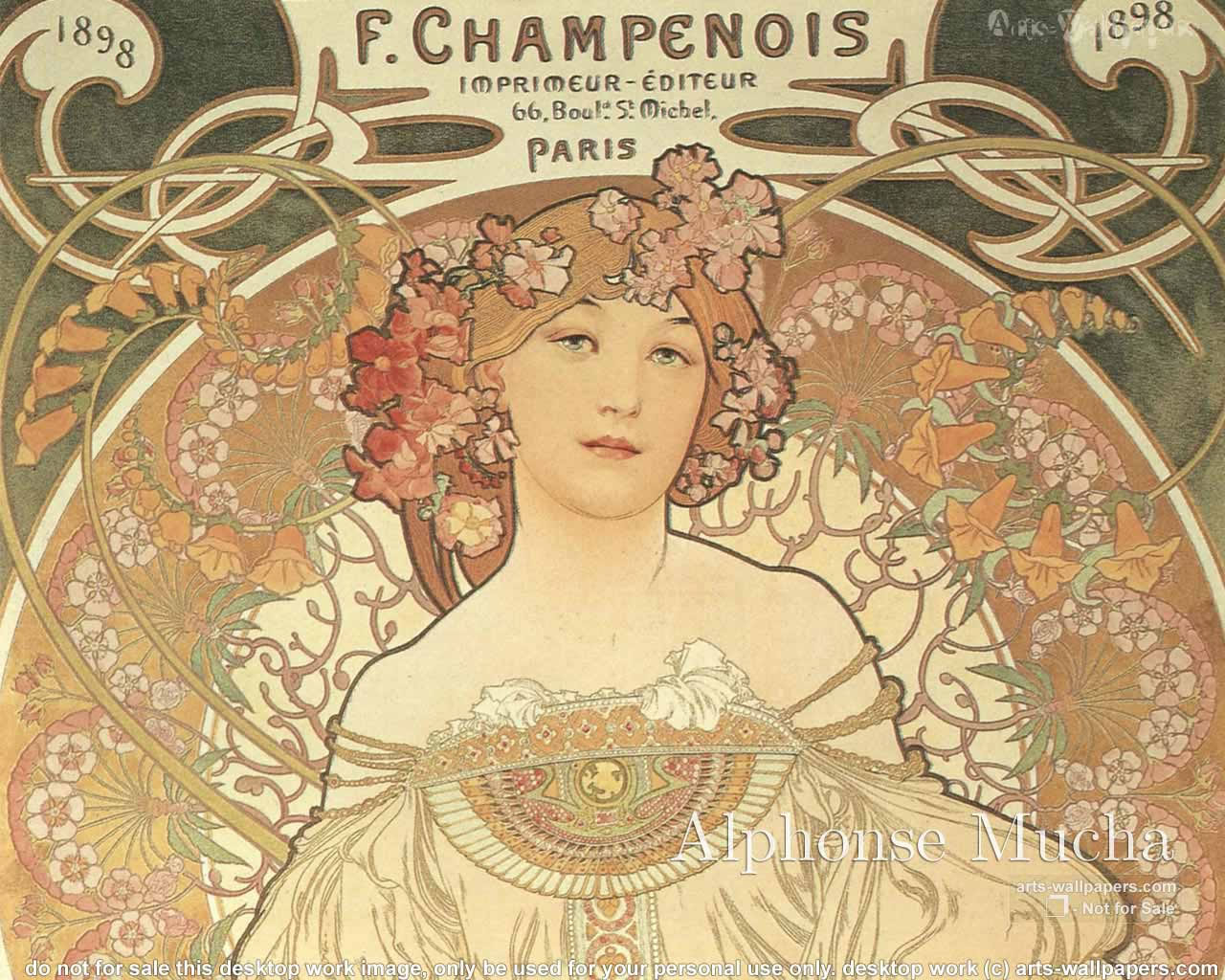 Alphonse Mucha Wallpaper Art Nouveau Anyone Have Any Jpg