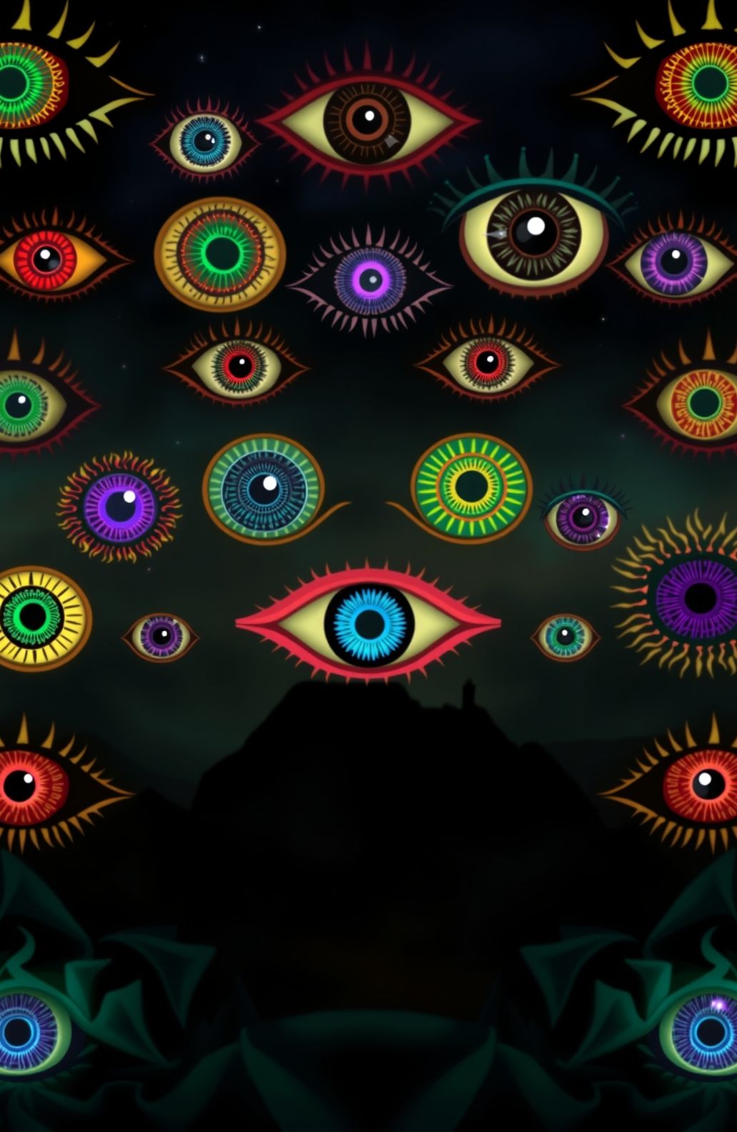Evil Eyes Wallpaper